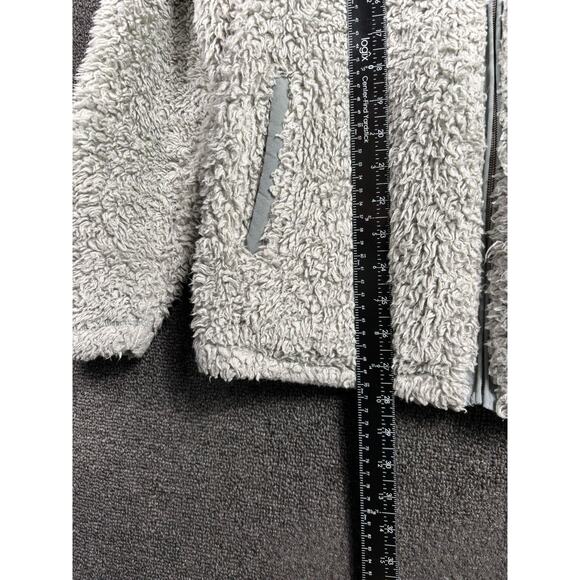 Southern Shirt Jacket Mens Small Gray Sherpa Fleece Full Zip Pockets Warm - Picture 7 of 7